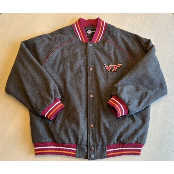 Men’s G-III Sports Virginia Tech Hokies Wool Blend Jacket Size XL - Picture 1 of 16